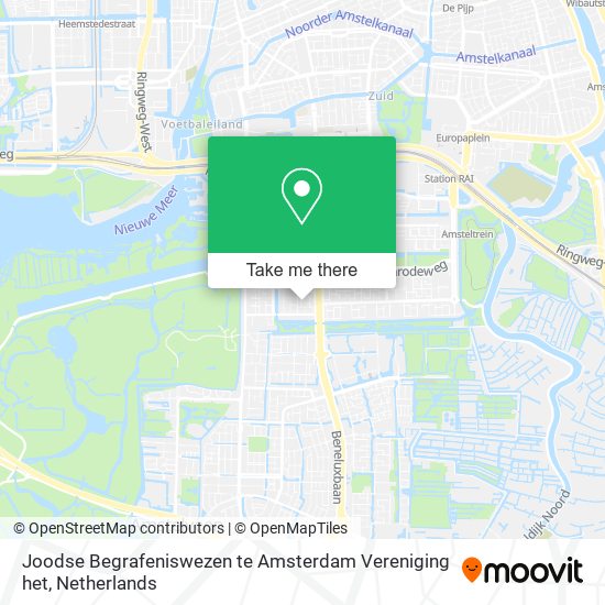 Joodse Begrafeniswezen te Amsterdam Vereniging het map
