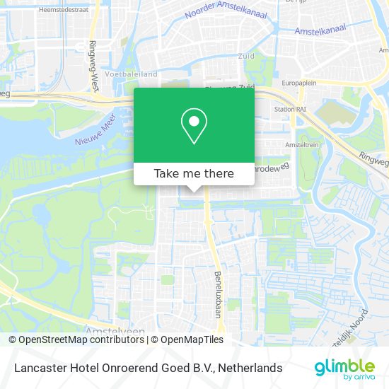 Lancaster Hotel Onroerend Goed B.V. map