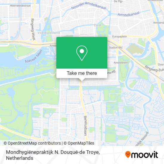 Mondhygiënepraktijk N. Douqué-de Troye map