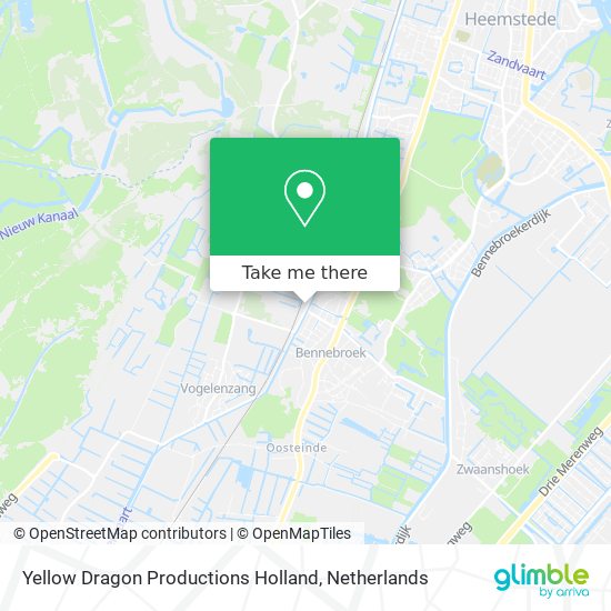 Yellow Dragon Productions Holland Karte