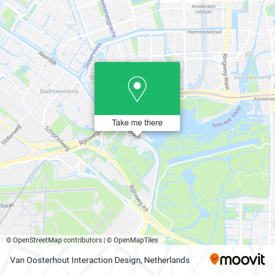 Van Oosterhout Interaction Design map