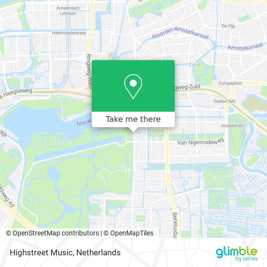 Highstreet Music map