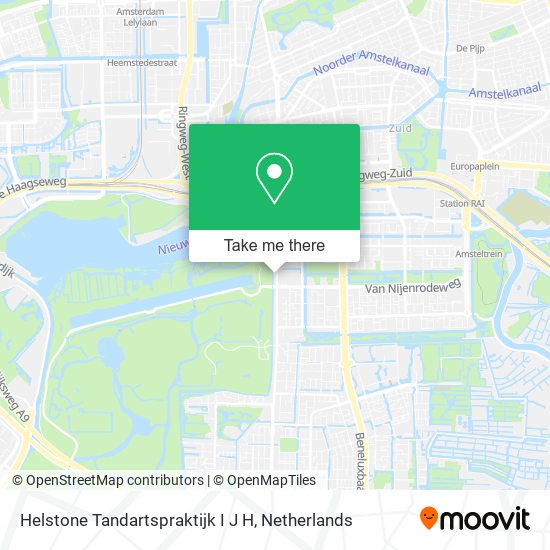 Helstone Tandartspraktijk I J H map