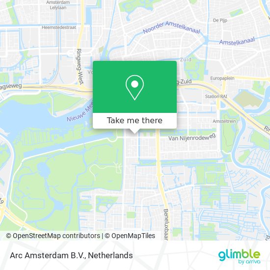Arc Amsterdam B.V. map