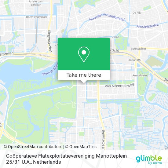 Coöperatieve Flatexploitatievereniging Mariotteplein 25 / 31 U.A. map