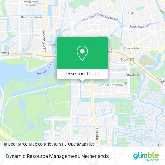 Dynamic Resource Management map