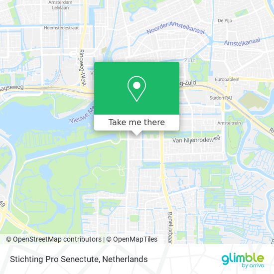 Stichting Pro Senectute map