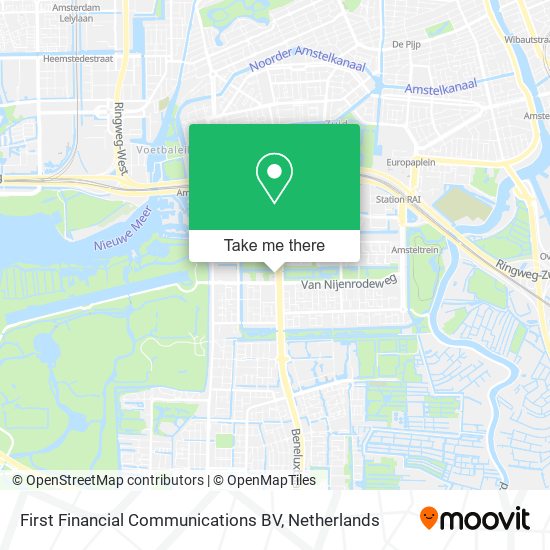 First Financial Communications BV map