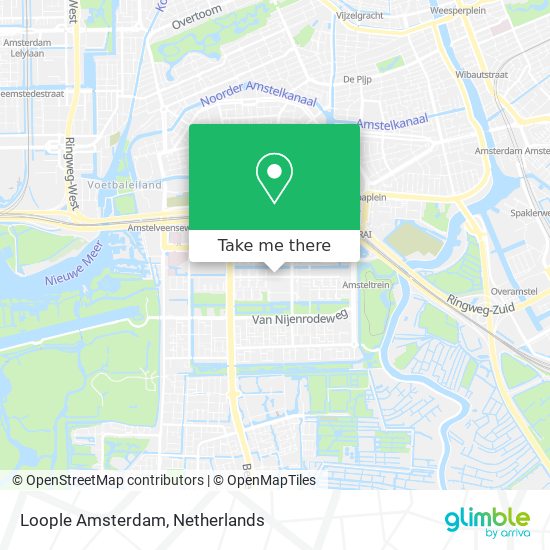 Loople Amsterdam map
