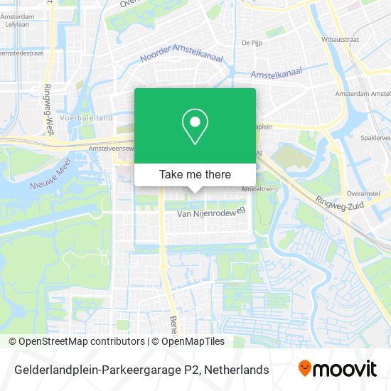 Gelderlandplein-Parkeergarage P2 Karte