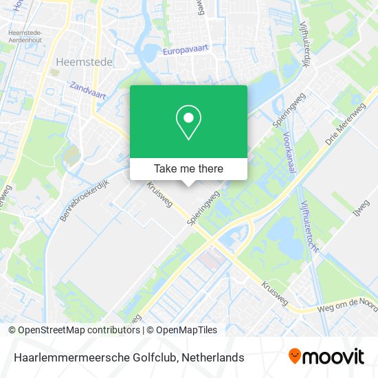 Haarlemmermeersche Golfclub map