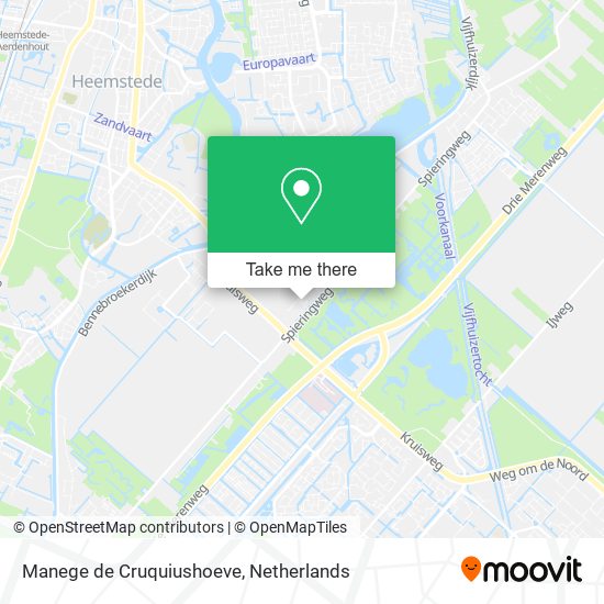 Manege de Cruquiushoeve map