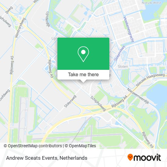 Andrew Sceats Events map