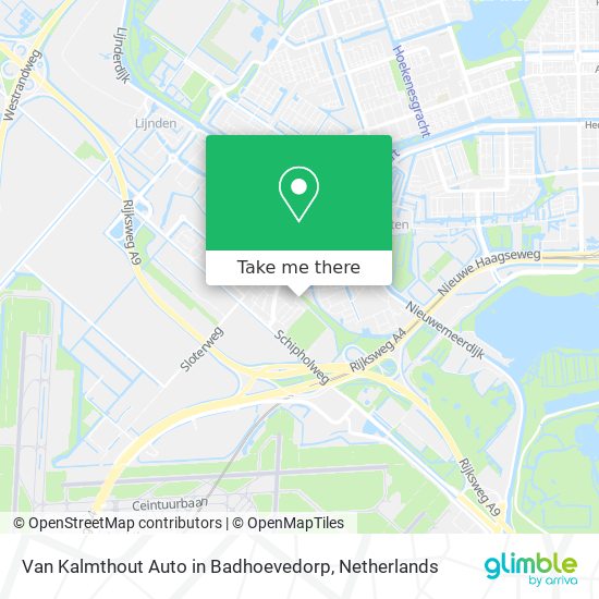 Van Kalmthout Auto in Badhoevedorp Karte