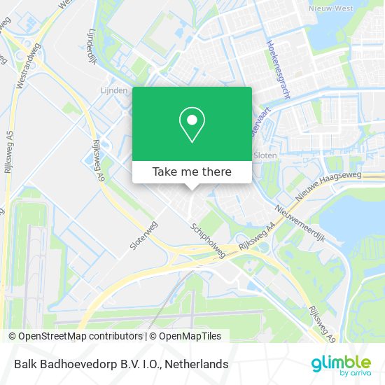 Balk Badhoevedorp B.V. I.O. map