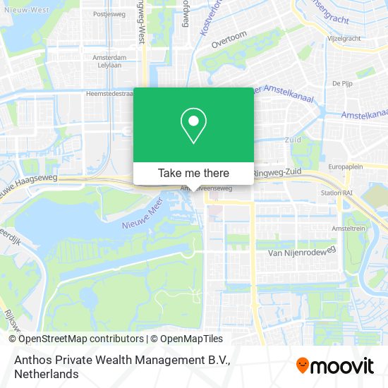 Anthos Private Wealth Management B.V. map