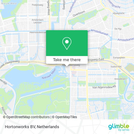 Hortonworks BV map