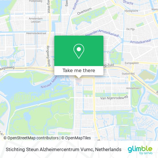 Stichting Steun Alzheimercentrum Vumc map