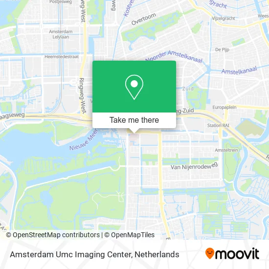 Amsterdam Umc Imaging Center map