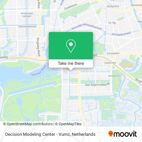 Decision Modeling Center - Vumc map