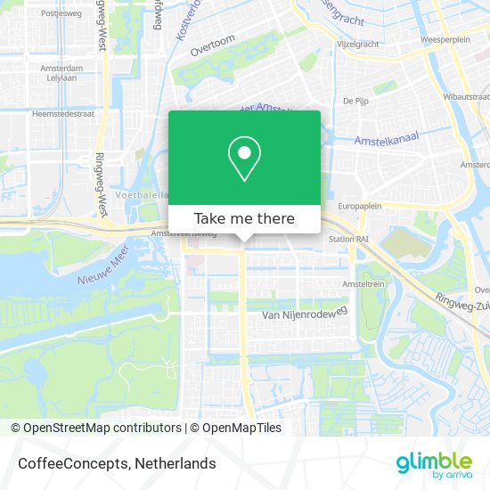 CoffeeConcepts map