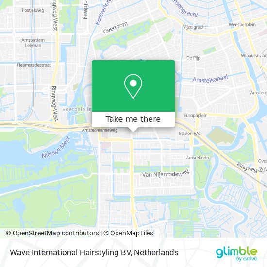 Wave International Hairstyling BV map