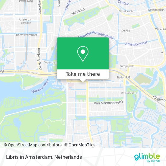 Libris in Amsterdam map