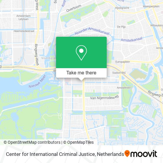 Center for International Criminal Justice map