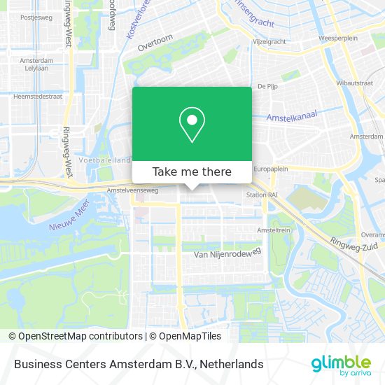 Business Centers Amsterdam B.V. Karte