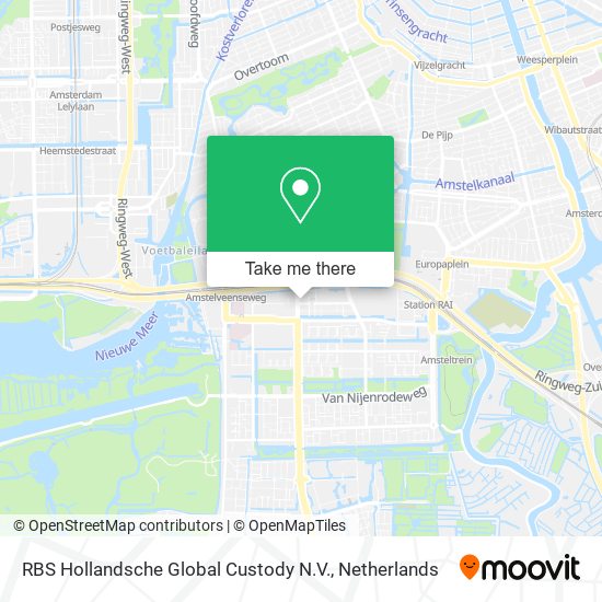 RBS Hollandsche Global Custody N.V. map