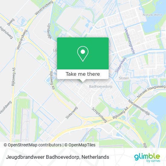 Jeugdbrandweer Badhoevedorp map