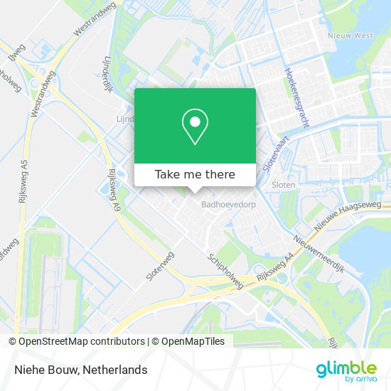 Niehe Bouw map