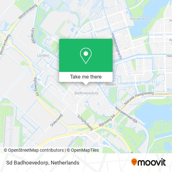 Sd Badhoevedorp map