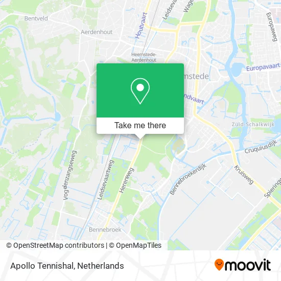 Apollo Tennishal map