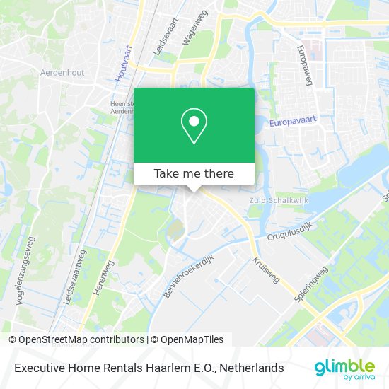 Executive Home Rentals Haarlem E.O. Karte