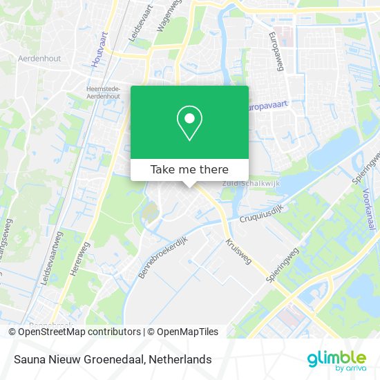 Sauna Nieuw Groenedaal map