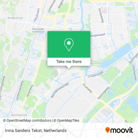 Irma Sanders Tekst map