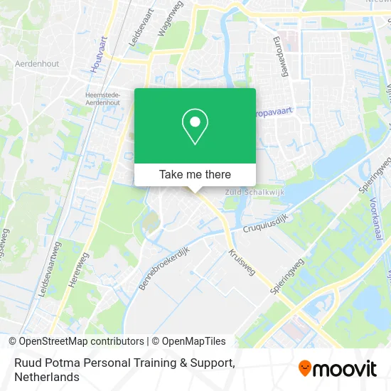 Ruud Potma Personal Training & Support map