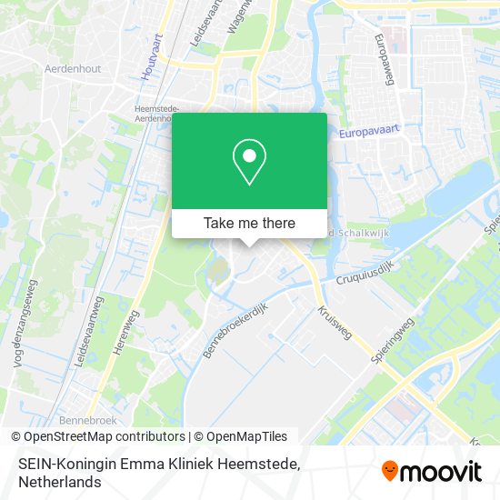 SEIN-Koningin Emma Kliniek Heemstede map