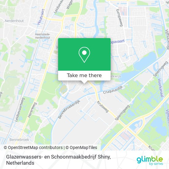 Glazenwassers- en Schoonmaakbedrijf Shiny map