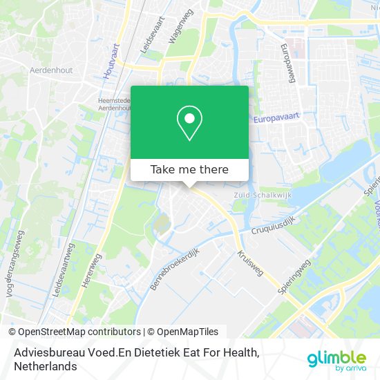 Adviesbureau Voed.En Dietetiek Eat For Health map