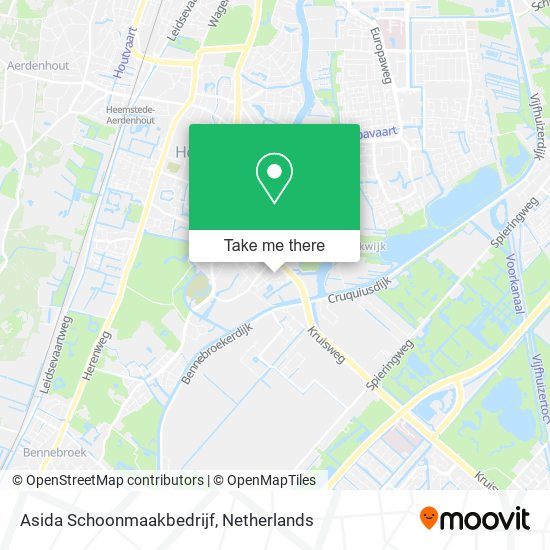 Asida Schoonmaakbedrijf map