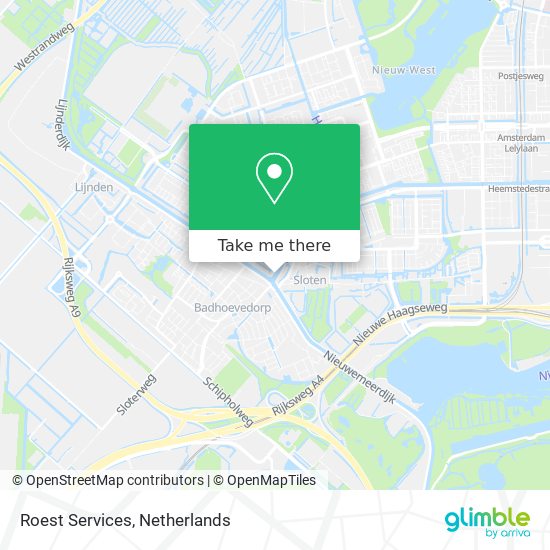 Roest Services Karte