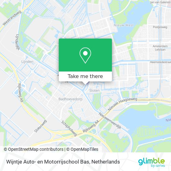 Wijntje Auto- en Motorrijschool Bas map