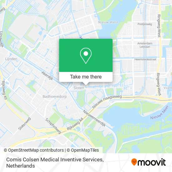 Comis Colsen Medical Inventive Services map