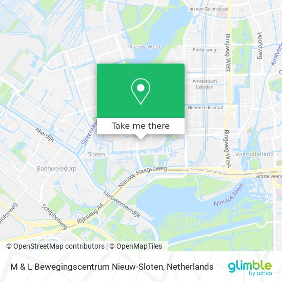 M & L Bewegingscentrum Nieuw-Sloten map