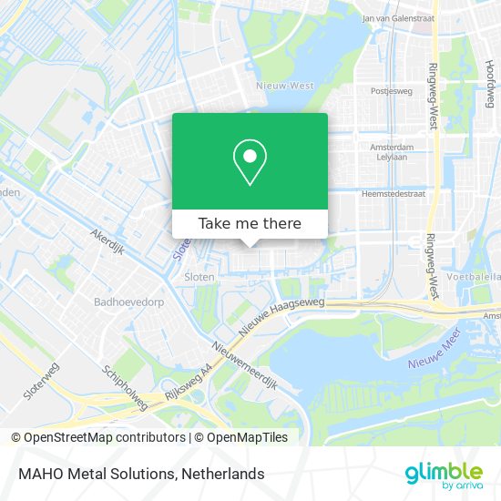 MAHO Metal Solutions map