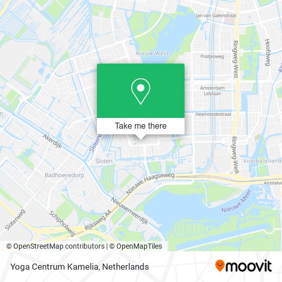 Yoga Centrum Kamelia map