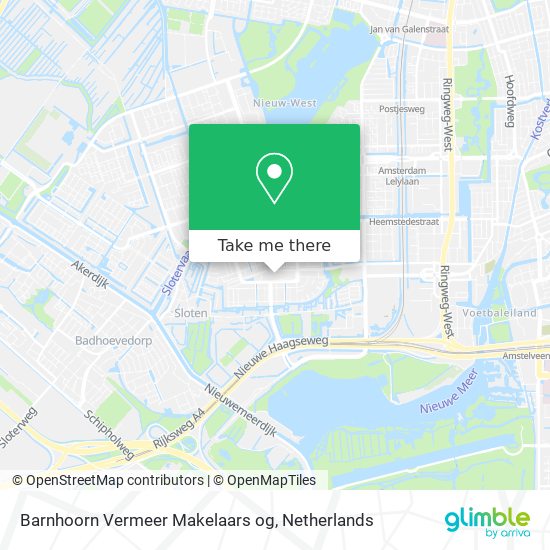 Barnhoorn Vermeer Makelaars og map
