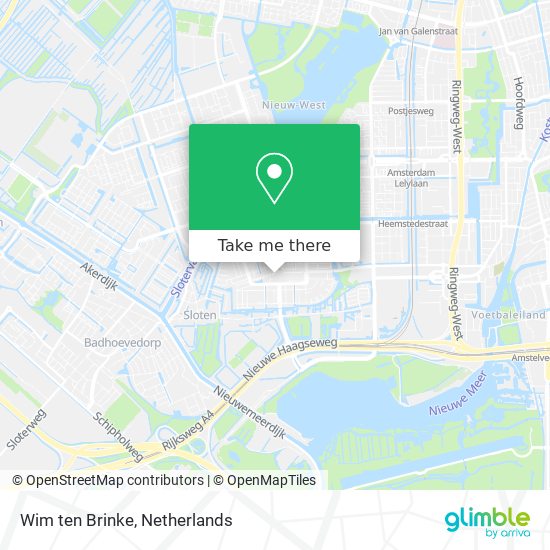 Wim ten Brinke map